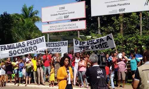 POPULAÇÃO SE MANIFESTA EM PLANALTINA