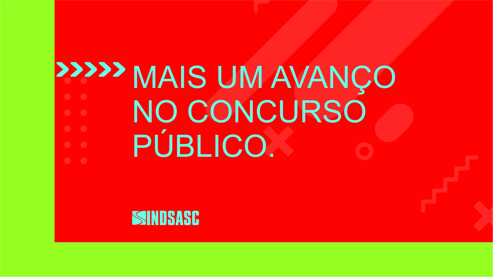 MAIS UM AVANÇO NO CONCURSO PÚBLICO