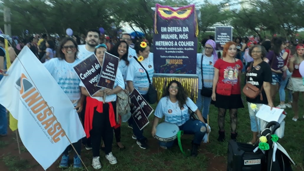 Manifestações consistentes marcam o Dia da Mulher em Brasília