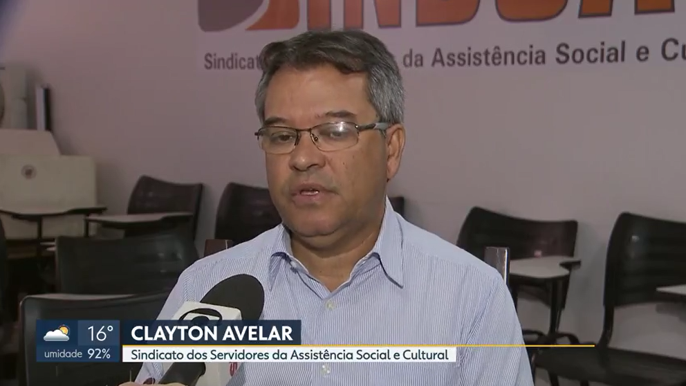 Globo mostra denúncia do Sindsasc sobre população carente que sofre sem cestas básicas do GDF