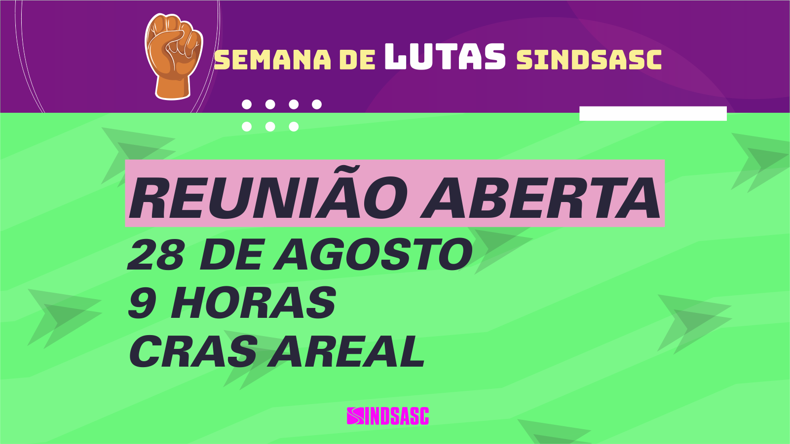 Areal recebe próxima reunião aberta do Sindsasc