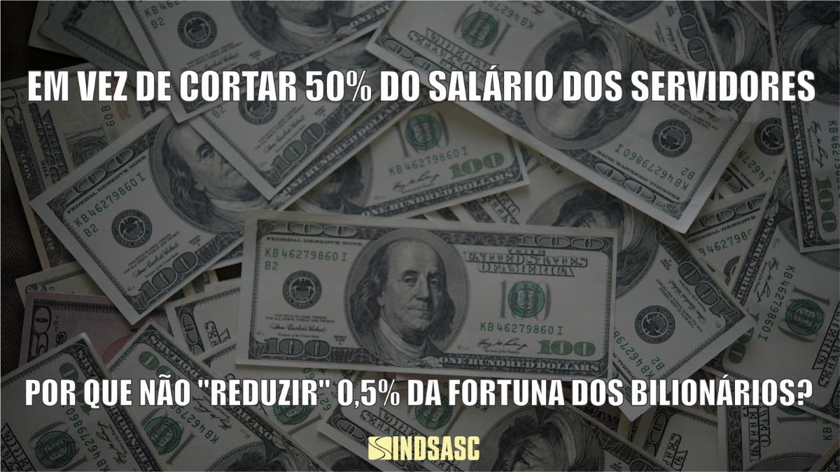 Absurdo! Deputado do PSDB propõe corte de 50% nos salários dos servidores públicos