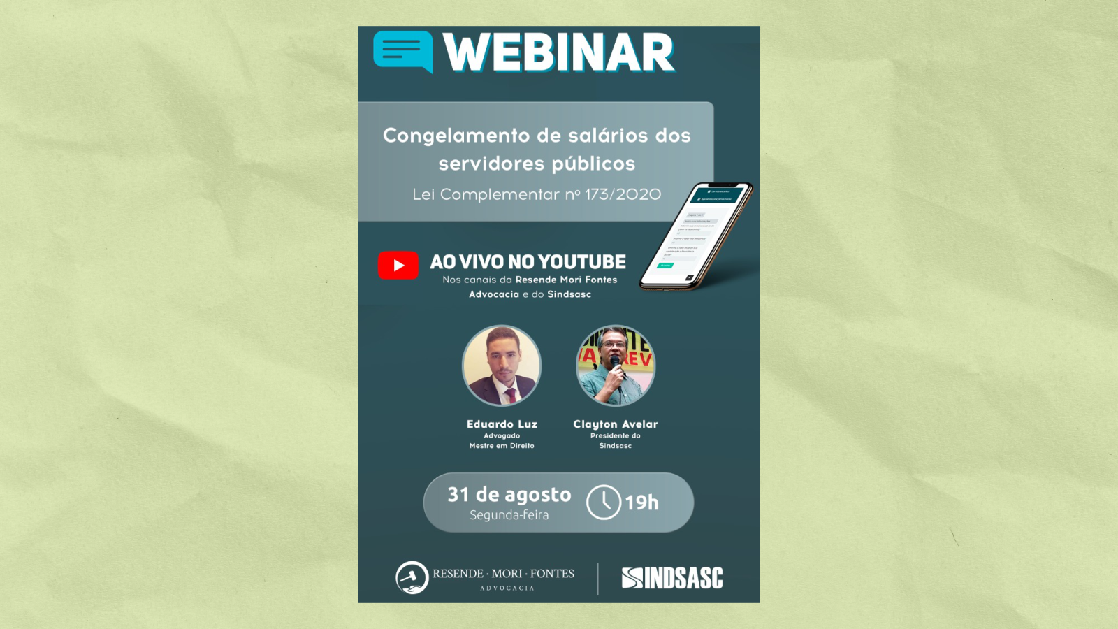 Webinar discute congelamento de salários dos servidores