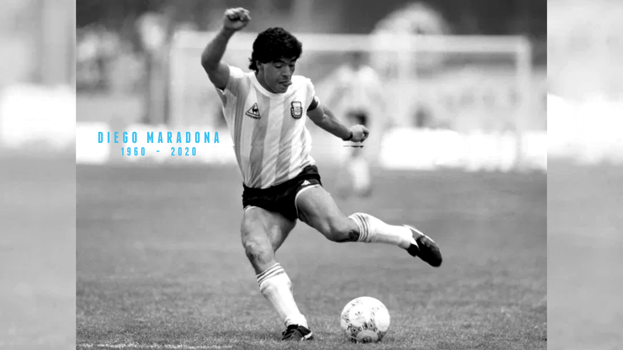 Rendemos homenagem a Diego Maradona