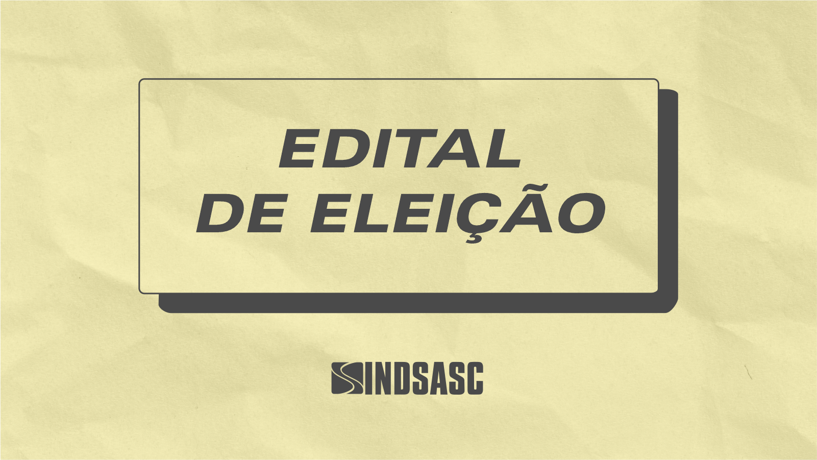 Edital de Eleição