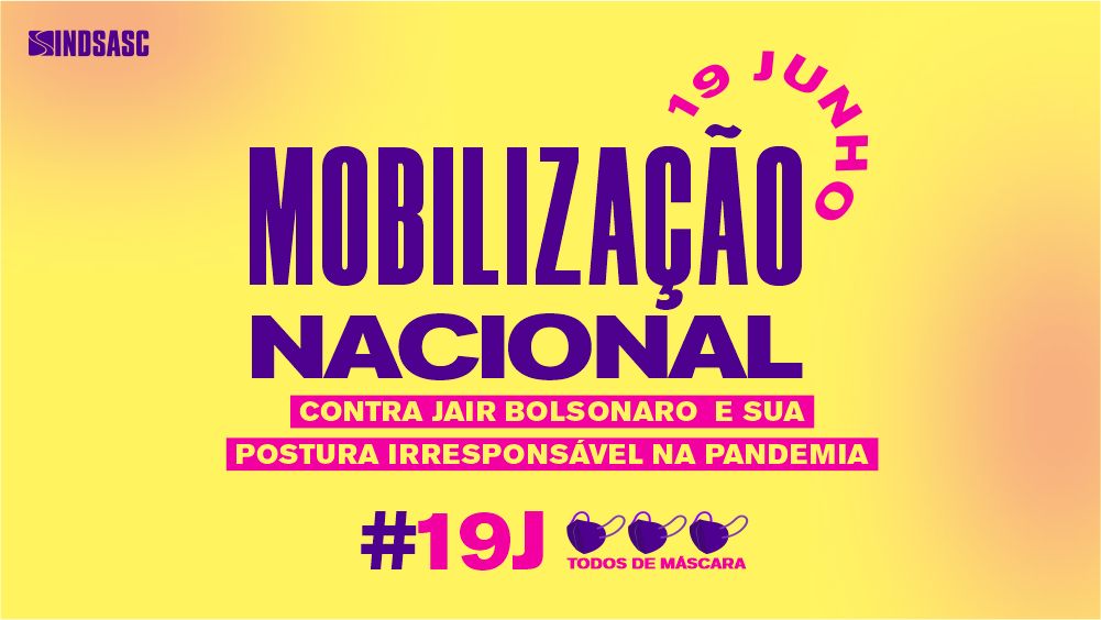 Nova mobilização nacional é convocada para 19 de junho