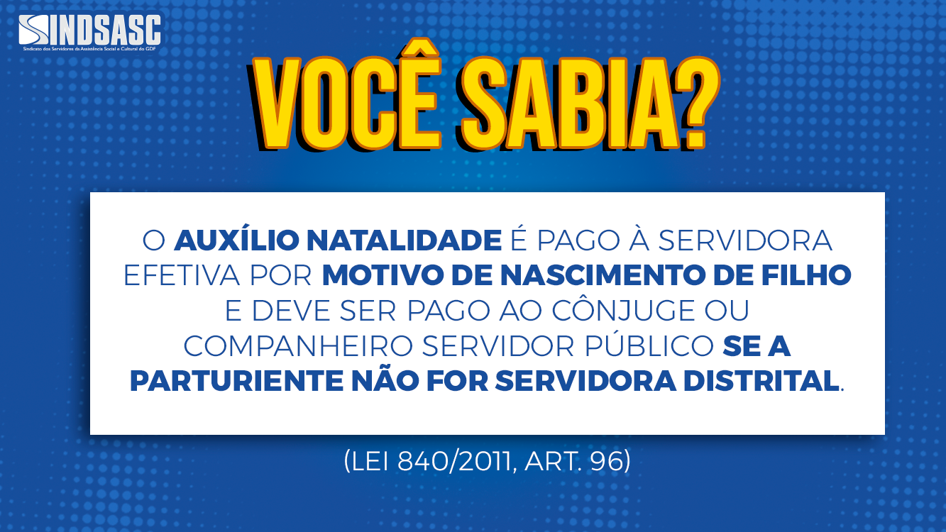 VOCÊ SABIA?