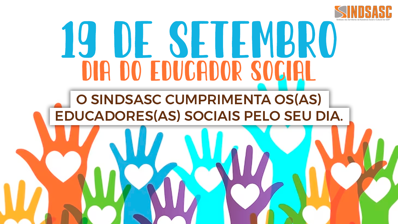 19 DE SETEMBRO - DIA DO EDUCADOR SOCIAL