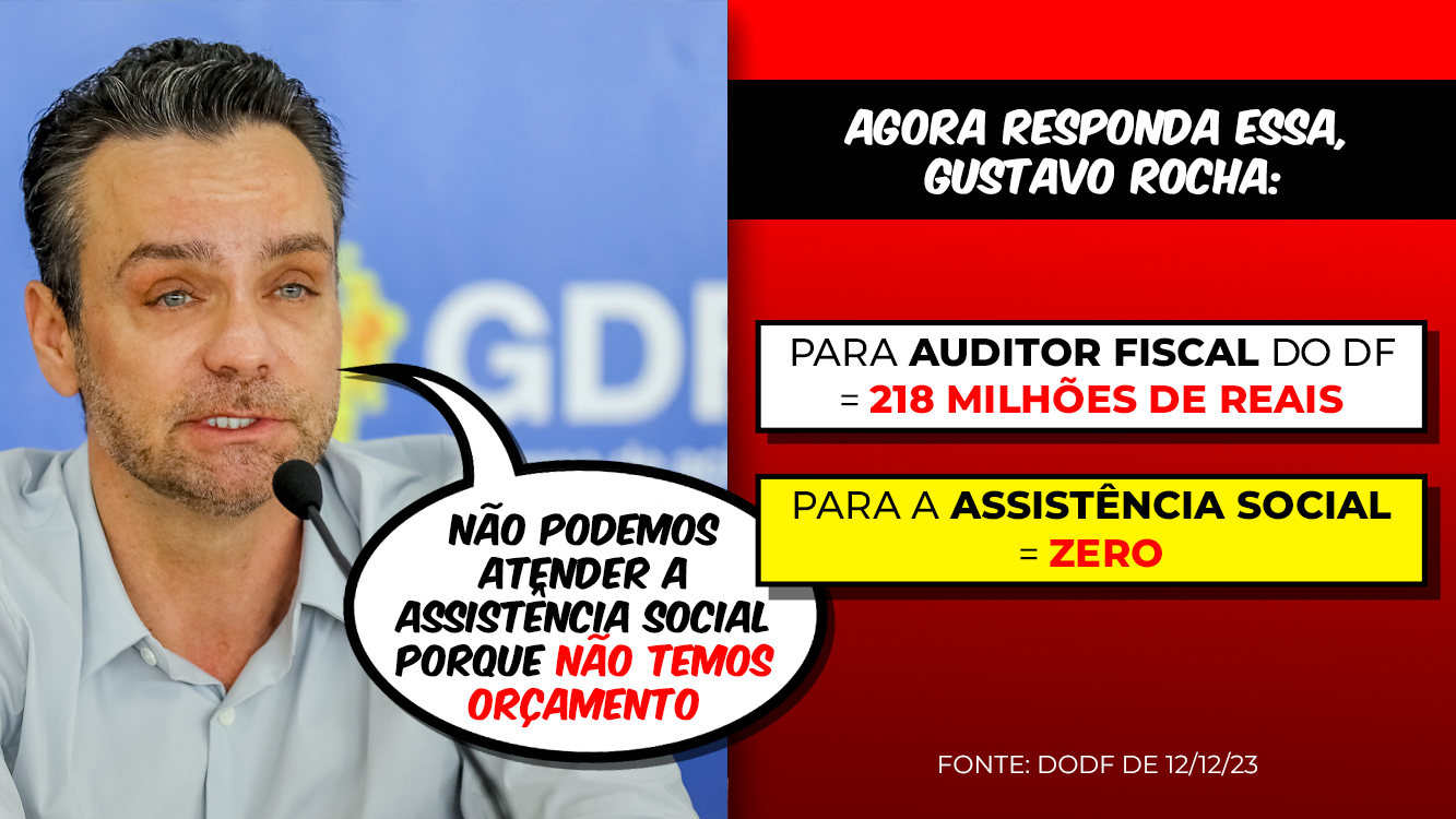 RESPONDA ESSA, GUSTAVO ROCHA!