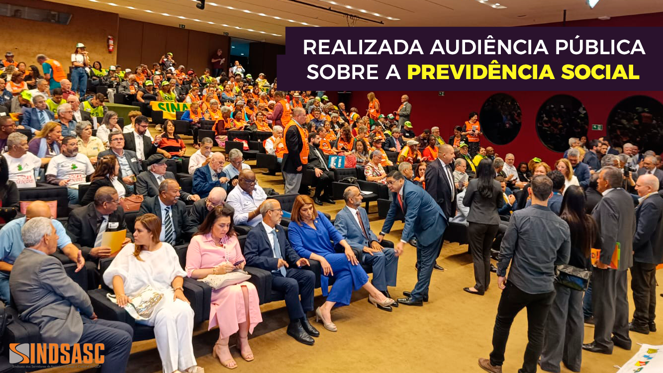 REALIZADA AUDIÊNCIA PÚBLICA SOBRE A PREVIDÊNCIA SOCIAL 