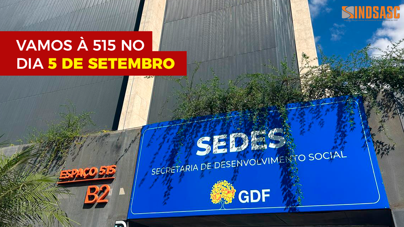 VAMOS À 515 NO DIA 5 DE SETEMBRO