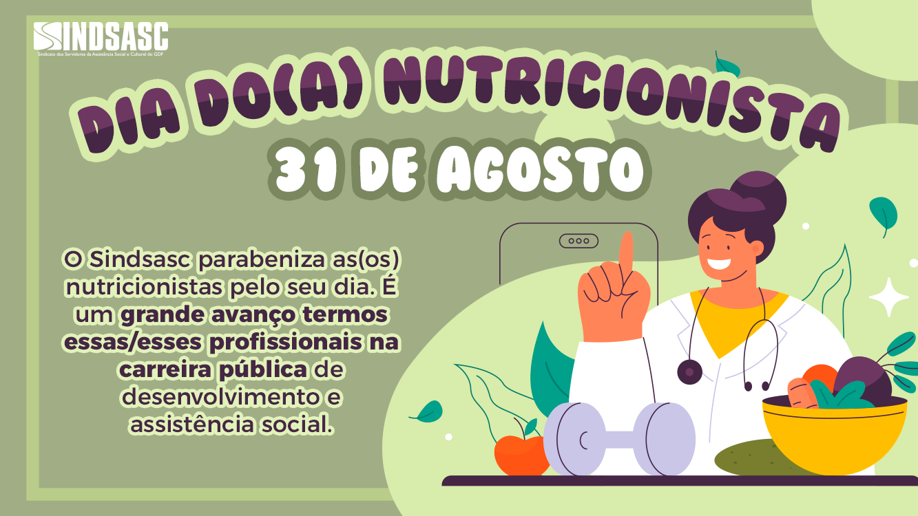 31 DE AGOSTO | DIA DO(A) NUTRICIONISTA