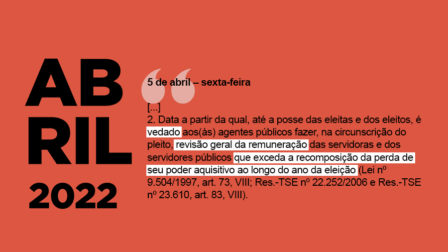 Ano eleitoral tem limites que nos obrigam reforçar a mobilização