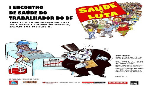 I ENCONTRO DE SAÚDE DO TRABALHADOR DO GDF