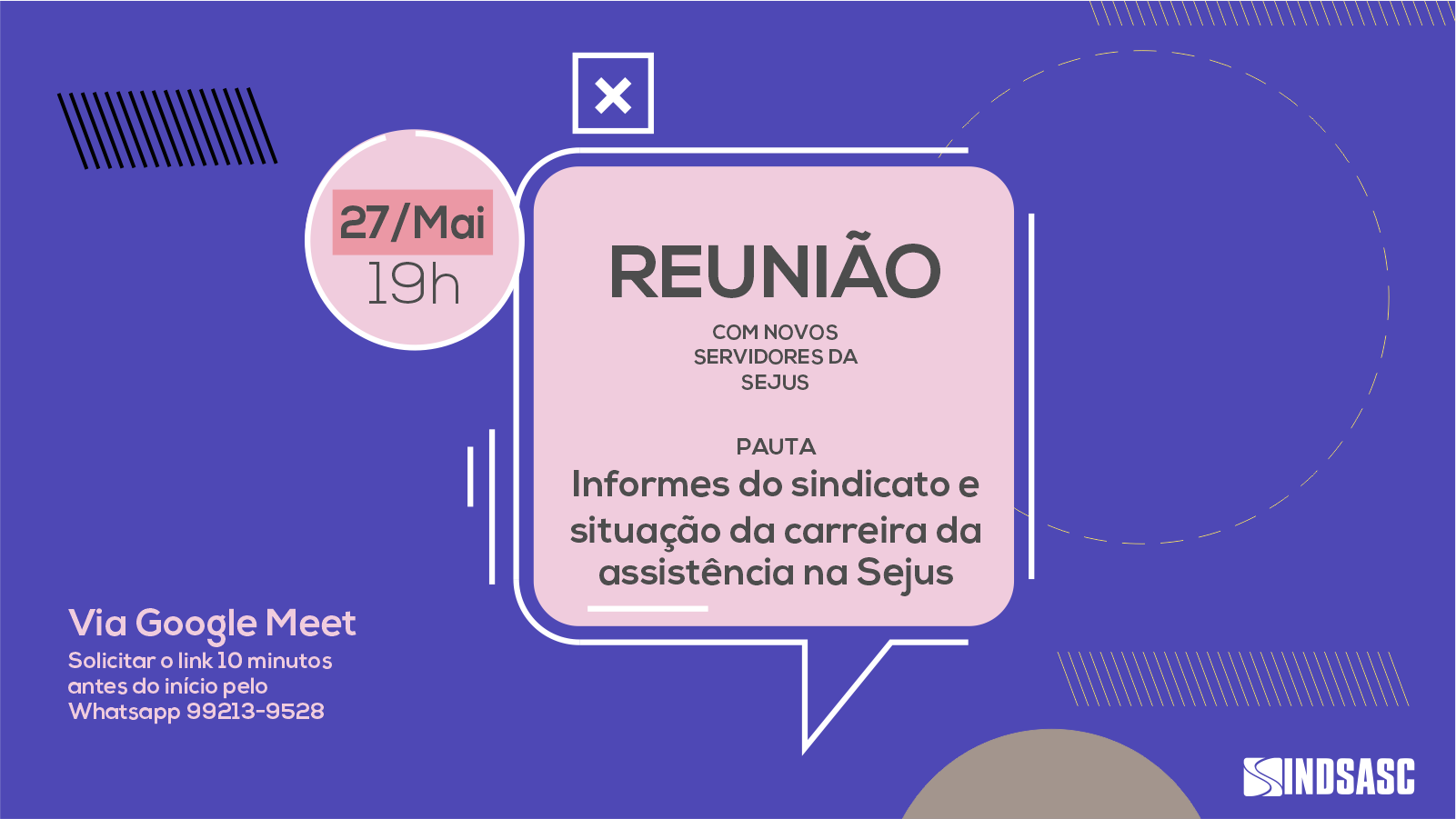 Reunião com novos servidores da Sejus