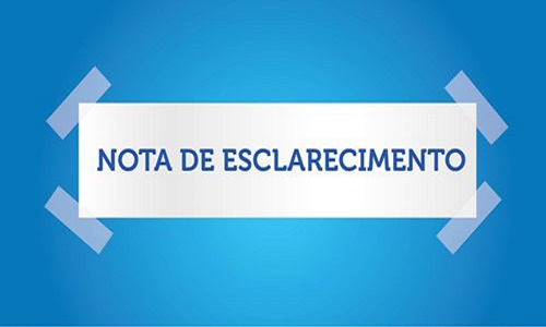 NOTA DE ESCLARECIMENTO